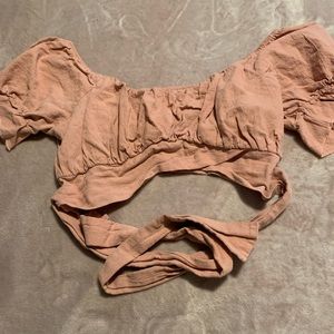 Pink Crop Top